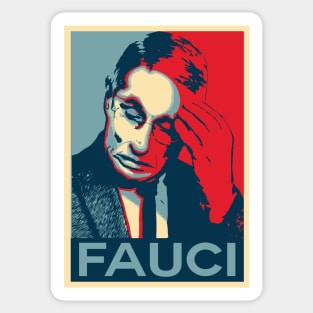 In Fauci We Trust Facepalm Sticker